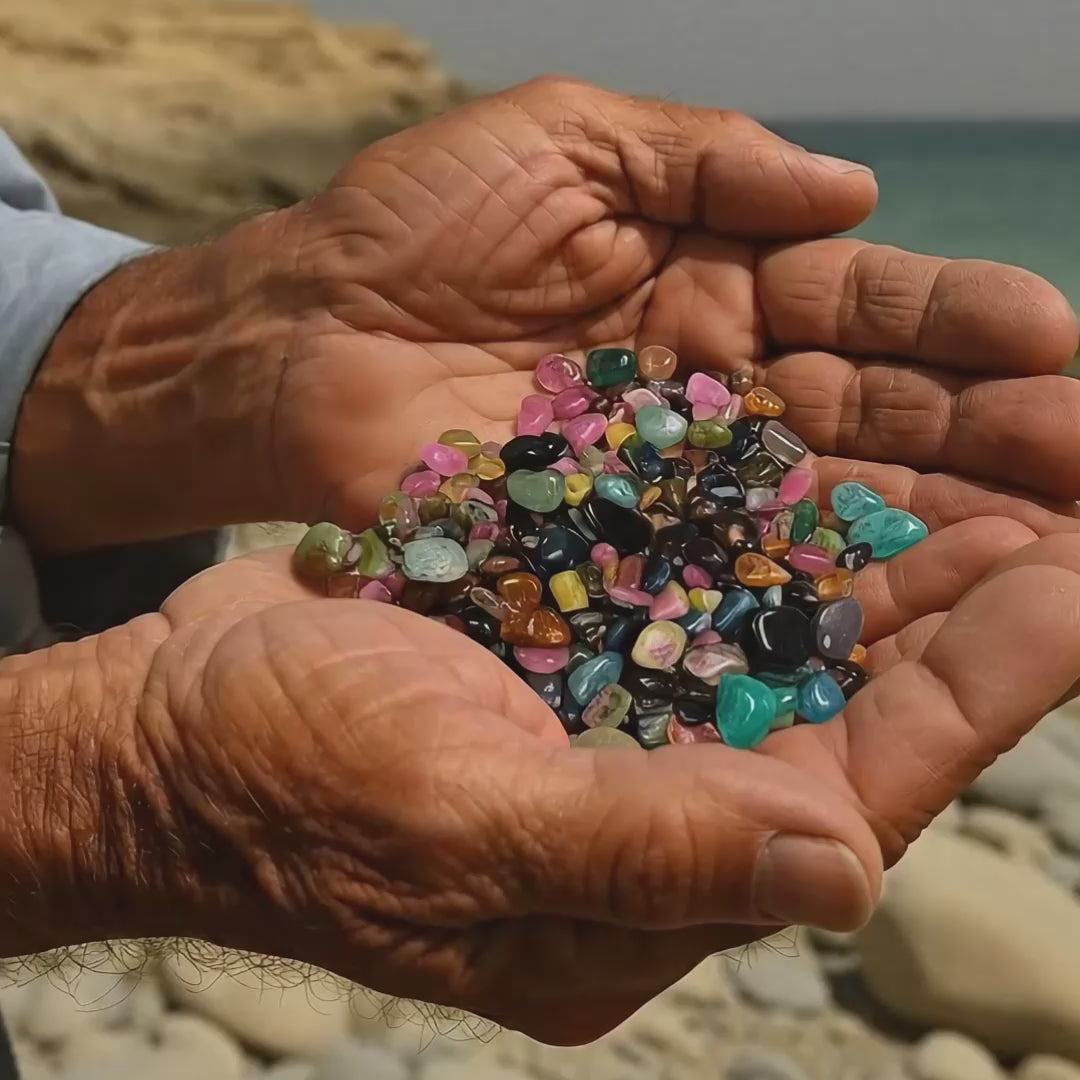 Handpicked Rocks Of Gaza Coast. 🌊🪨